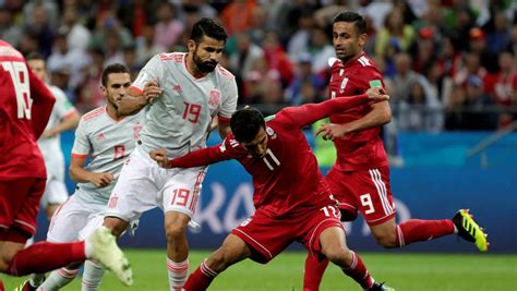 españa vs iran futbol